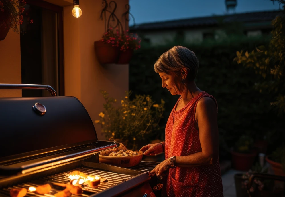 barbecue grill and smoker combo